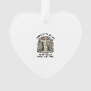 Ornamento Camiseta de Gravura Vintage da Caverna da Ressurre