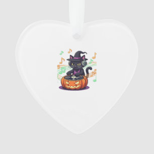 Ornamento Camiseta Dj cat halloween Oversized