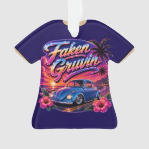 Ornamento Camiseta Gráfica do Havaí