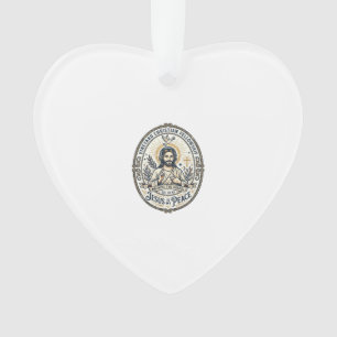 Ornamento Camiseta Gráfica Estética Jesus Lo Fi Study Beats