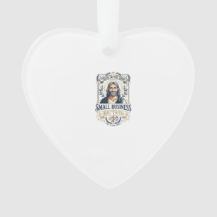Ornamento Camiseta Jesus Boutique Dona de Pequeno Negócio Cr