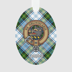 Ornamento Campbell Crest over Dress Tartan