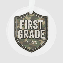 Ornamento Camuflagem da Primeira Série para Meninos | Volta