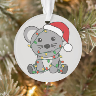 Ornamento Camundongos de Natal de Rato
