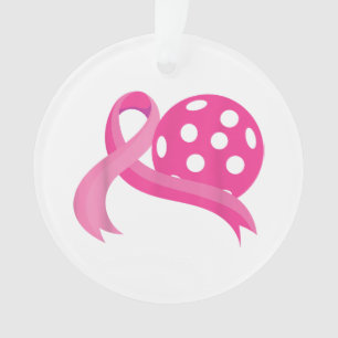 Ornamento Cancer De Fita Coração Cor-de-Rosa Bonito, Picleba