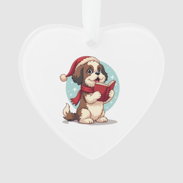 Ornamento Cantora Carol Shih Tzu (Frente)