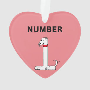 Ornamento Cão Número Um