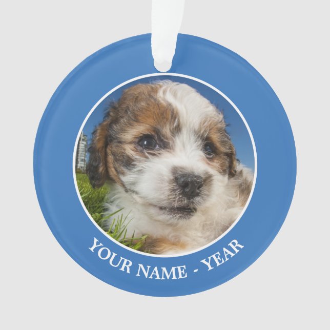 Ornamento Cãozinho giro (Shitzu) (Frente)