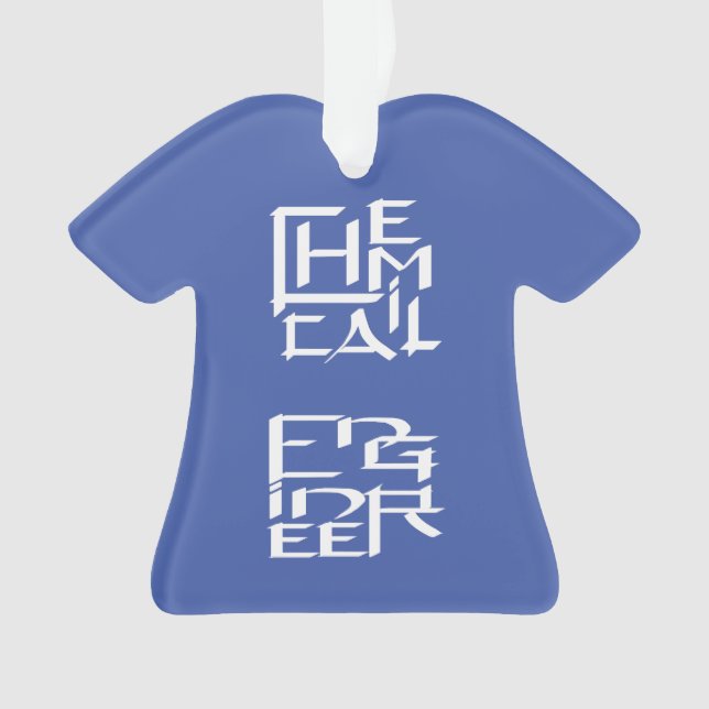 Ornamento Caractere de Engenheiro Químico (Frente)