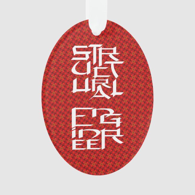 Ornamento Caráter Estrutural do Engenheiro (Frente)