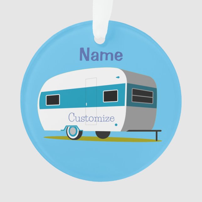 Ornamento Caravana Camper RV Thunder_Cove (Frente)
