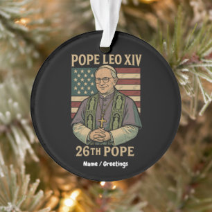 Ornamento Cardeal Robert Impede Pope Eleito Leo XIV