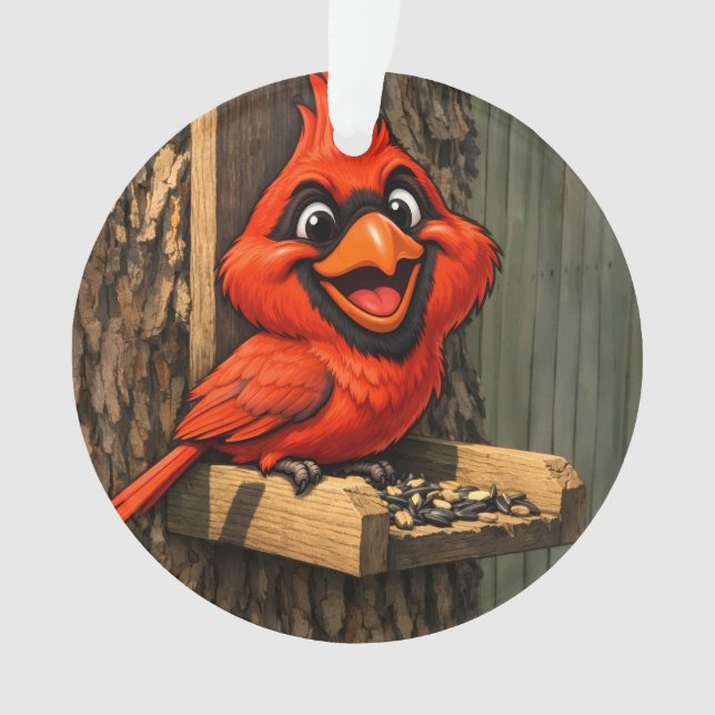 Ornamento Cardinal Caricature (Frente)
