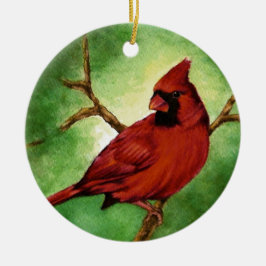 Ornamento Cardinal Vermelho