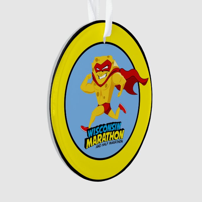 Ornamento Cargo-Maratona da maratona de Wisconsin (Frente)
