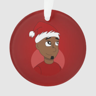 Ornamento Cartografia de cara de Natal
