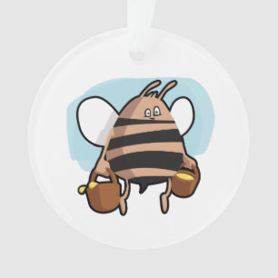 Ornamento Cartoon de abelhas