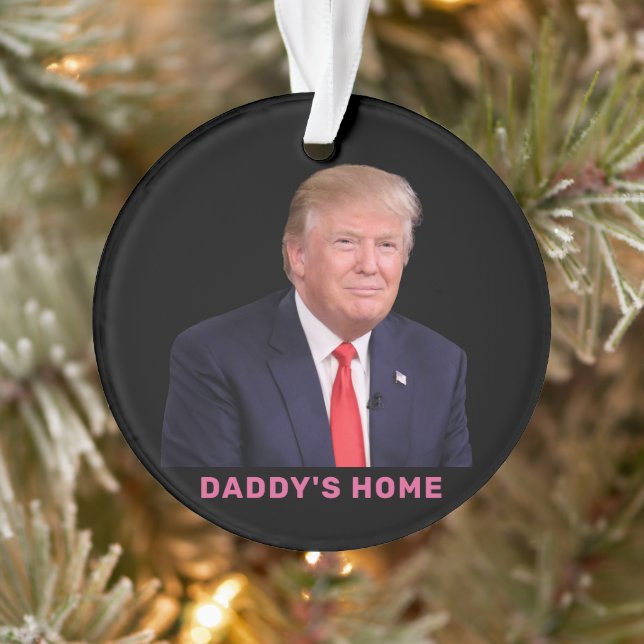 Ornamento CASA DO PAI Trump 2024 (Árvore)