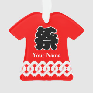 Ornamento Casaco vermelho de Happi do festival