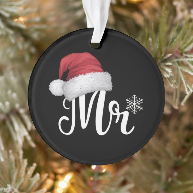 Ornamento Casais do Sr. Claus Correspondendo aos Papais noei (Árvore)