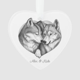 Ornamento Casal Wolf