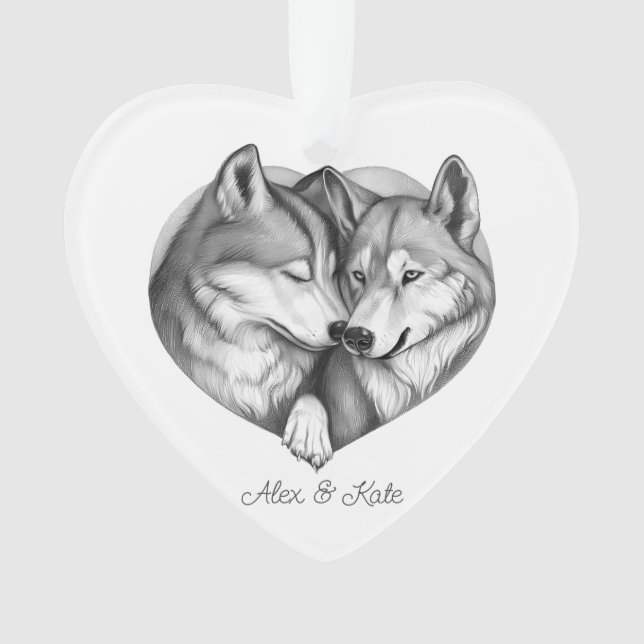 Ornamento Casal Wolf (Frente)