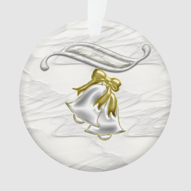 Ornamento Casamento branco (Frente)