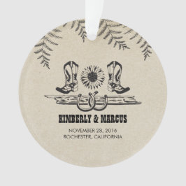 Ornamento Casamento Rustic Country Western Barn