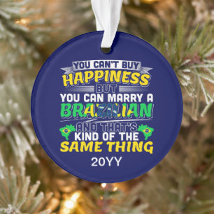 Ornamento Case com um Brasileiro - Felicidade no Brasil