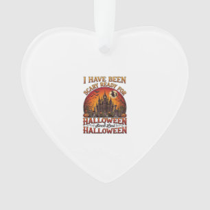Ornamento Castelo Assombrado de Halloween Pronto e Assustado