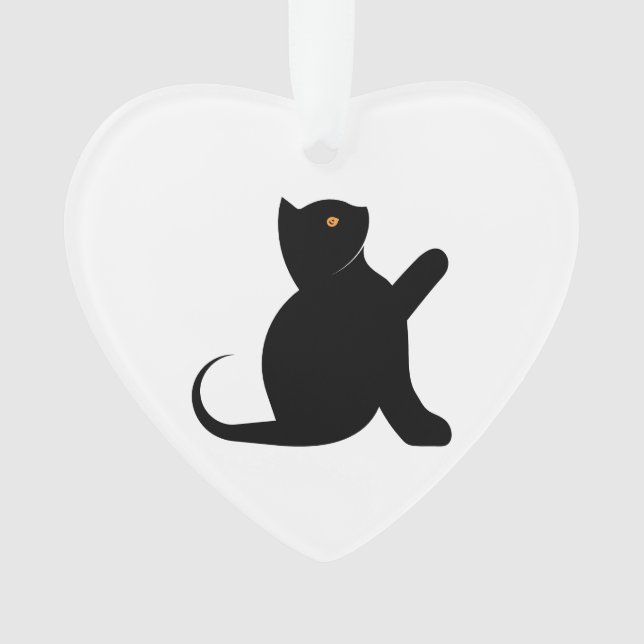 Ornamento Cat Say Hello (Frente)