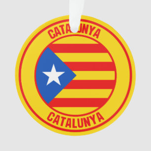Ornamento Catalunya Round Emblem