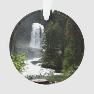 Ornamento Cataratas Virginia no Parque Nacional Glacier