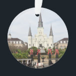 Ornamento Catedral de santo Louis, Nova Orleans<br><div class="desc">Esta foi tirada numa visita à encantadora,  velha cidade mundial de Nova Orleans.</div>