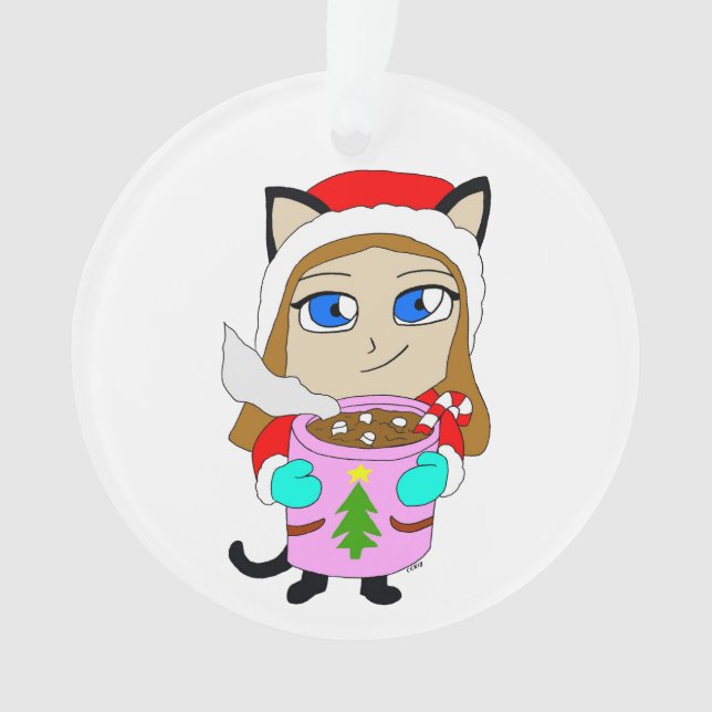 Ornamento catgirl chibi (Frente)