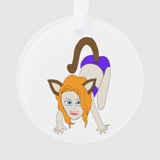 Ornamento catgirl chibi (Frente)