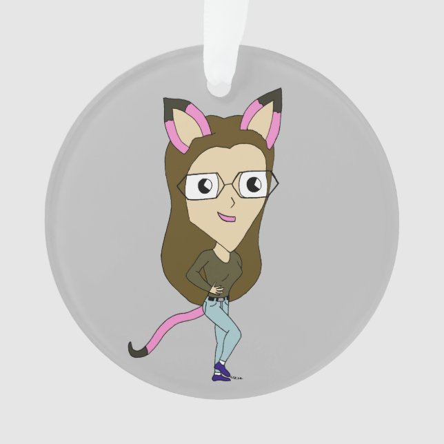 Ornamento catgirl chibi (Frente)