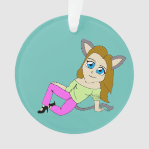 Ornamento catgirl chibi