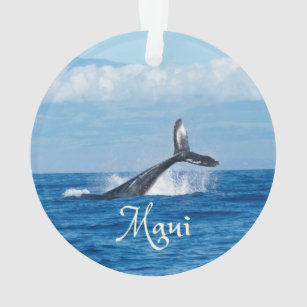 Ornamento Cauda de Baleia Oceânica Maui Havaí