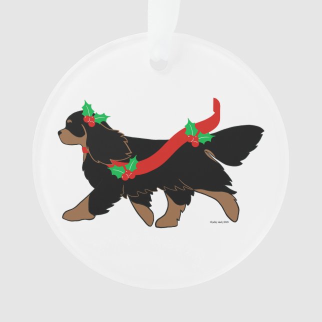 Ornamento Cavalier de Natal (Frente)