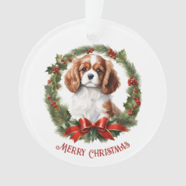 Ornamento Cavalier King Charles Spaniel Nome Natal