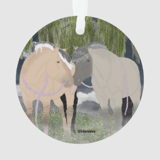 Ornamento Cavalos noruegueses do fiorde