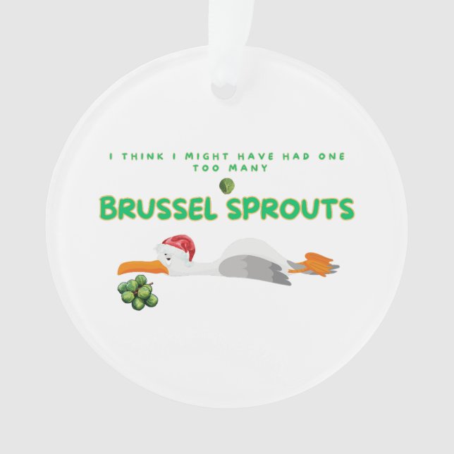 Ornamento Caveira de Natal - Demasiado Couve-De-Pincel (Frente)