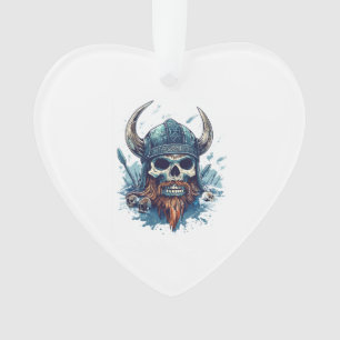 Ornamento Caveira Viking Berserker