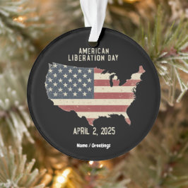 Ornamento Celebração do Dia da Libertação Americana, segundo