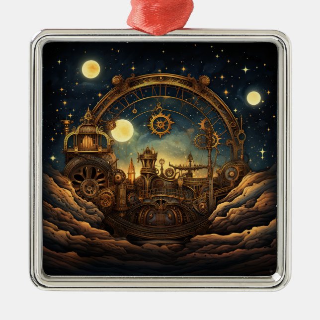 Ornamento Celestial Steampunk (Frente)
