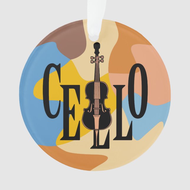 Ornamento Cello Em Cello (Frente)