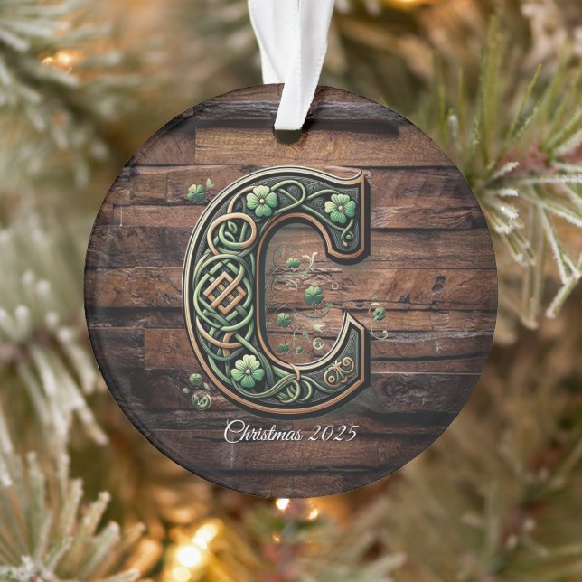 Ornamento Celtic monogram letter ornament (Árvore)