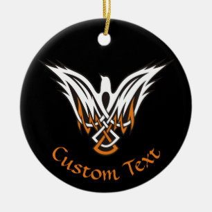 Ornamento Céltico de Aves Cerâmicas