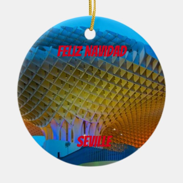 Ornamento Cênico da Espanha de Sevilha (Frente)